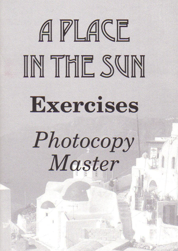 A Place in the Sun: Exercises