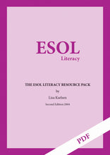 Load image into Gallery viewer, ESOL Literacy Resource Pack (PDF)