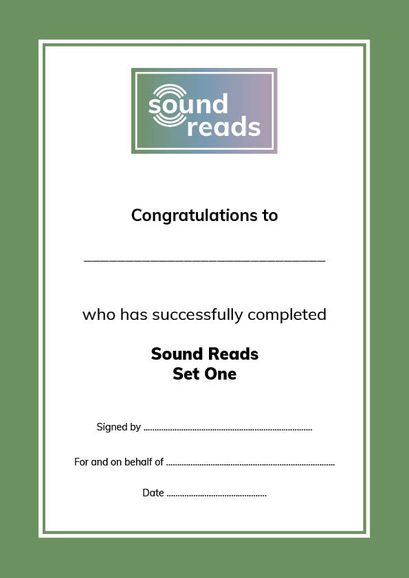 SOUND READS Certificates (PDF)