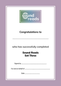 SOUND READS Certificates (PDF)