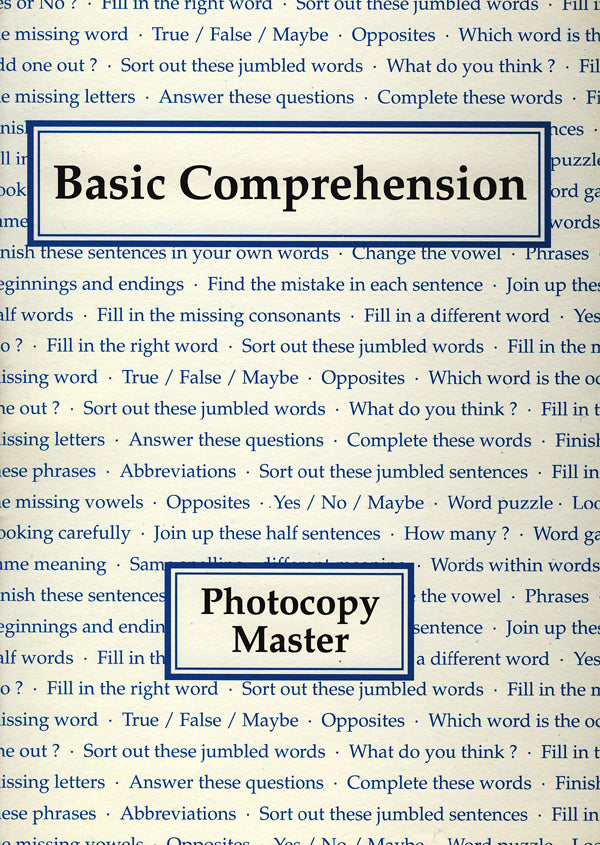Basic Comprehension