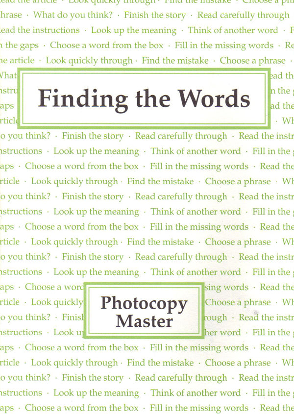 Finding the Words