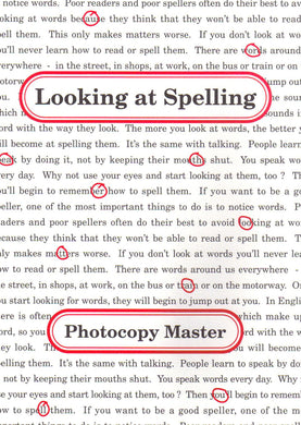 Looking at Spelling