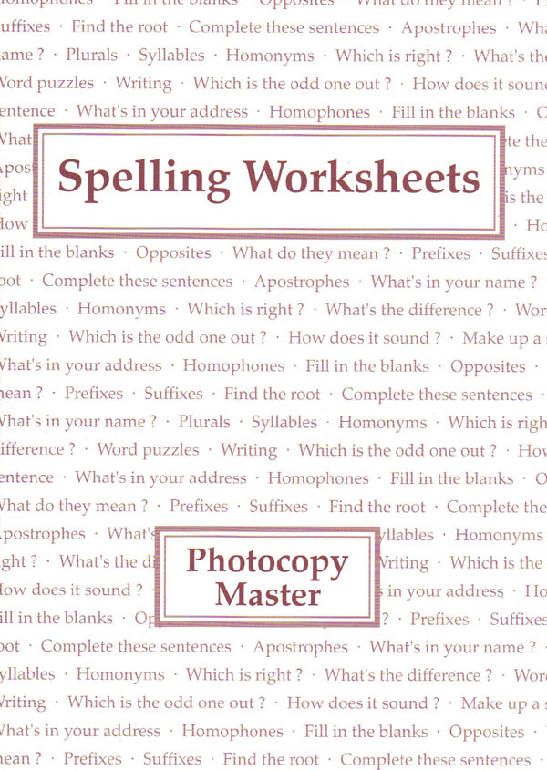 Spelling Worksheets