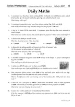 Load image into Gallery viewer, News Worksheet 2007
