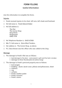 King Street: Exercises - Set Four
